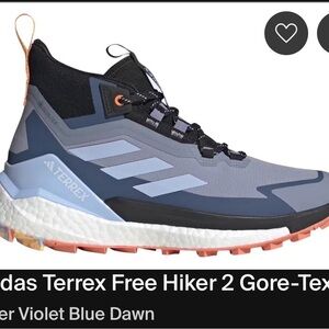 NEW Rare Adidas Terrex Free Hiker 2 in Violet/Blue